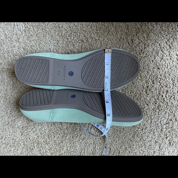 Rothy’s mint green ballet flats 8 1/2 (fit like an 8) - Picture 5 of 9